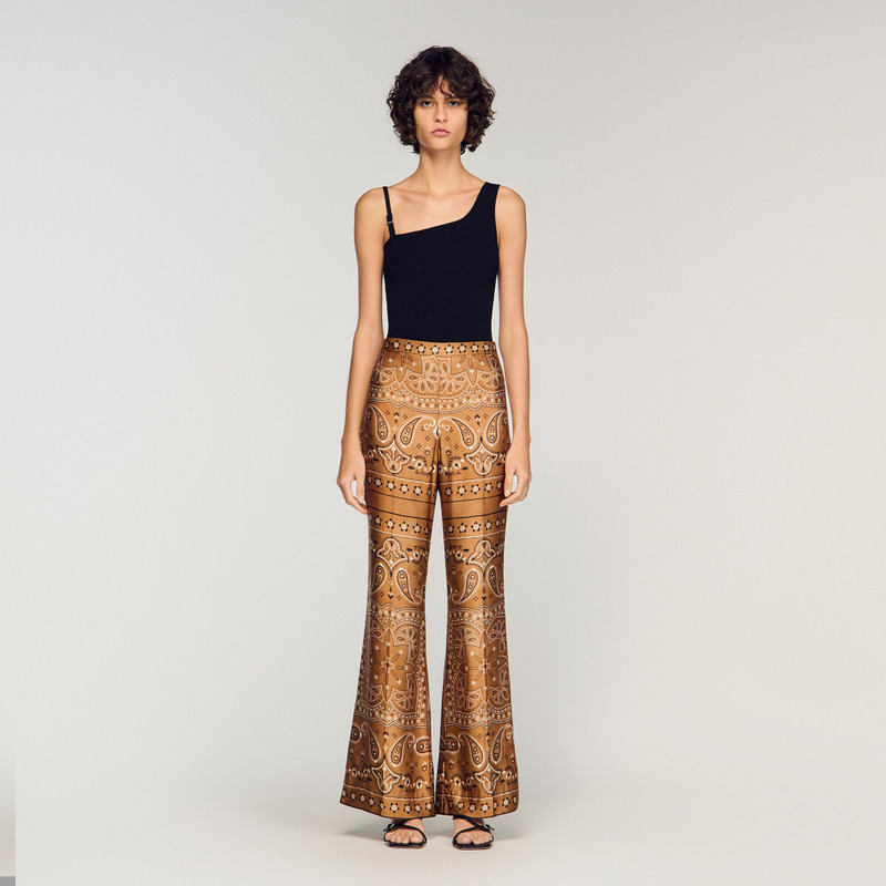 BANDANA-PRINT FLOWY TROUSERS 3