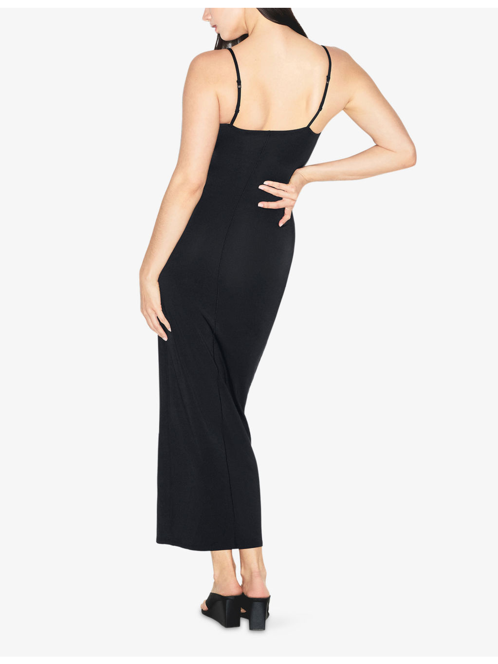 Skimpy Scoop-Neck Stretch-Modal Maxi Dress - 4