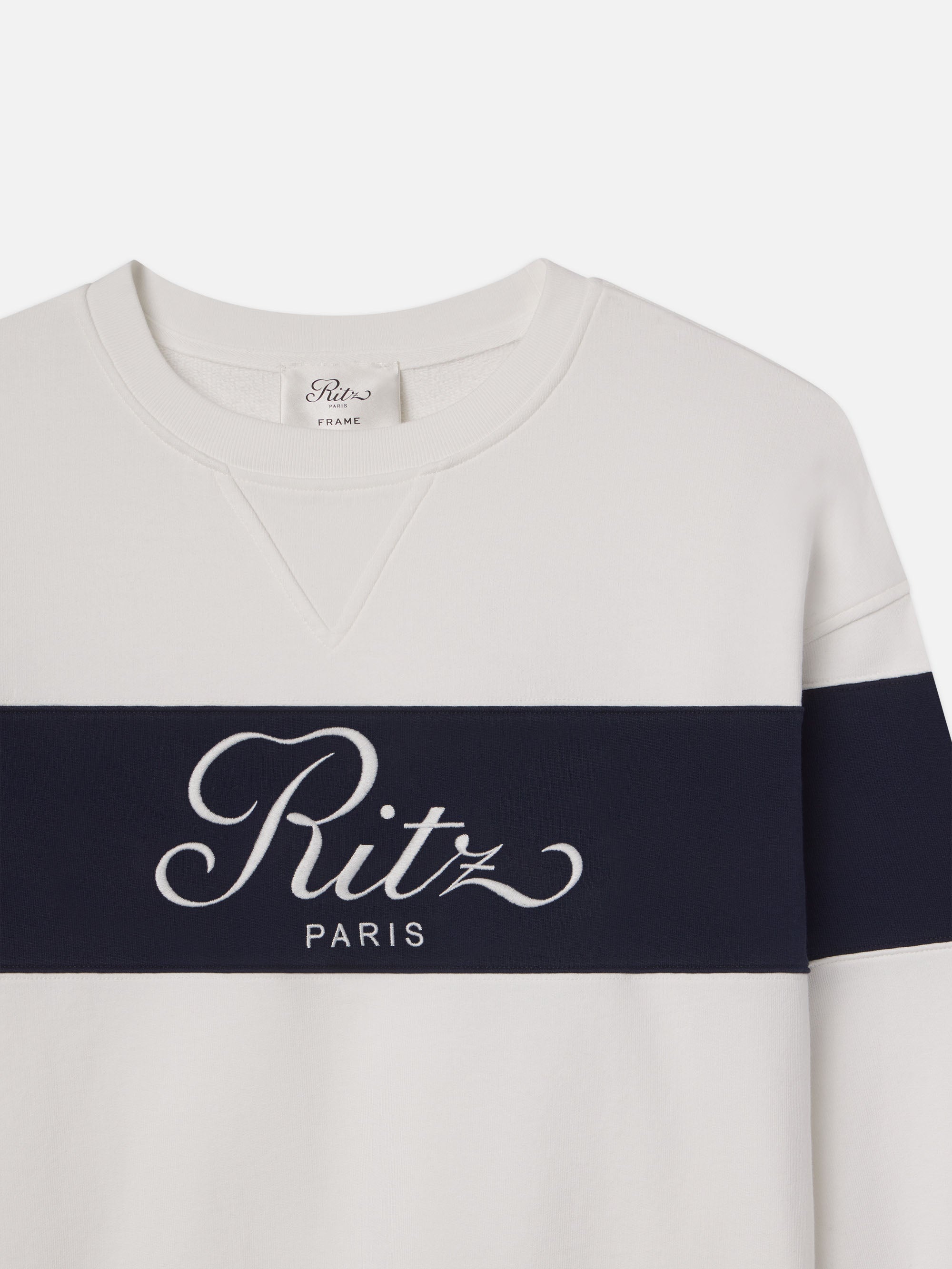 Ritz Unisex Sport Sweatshirt in Cream - 4