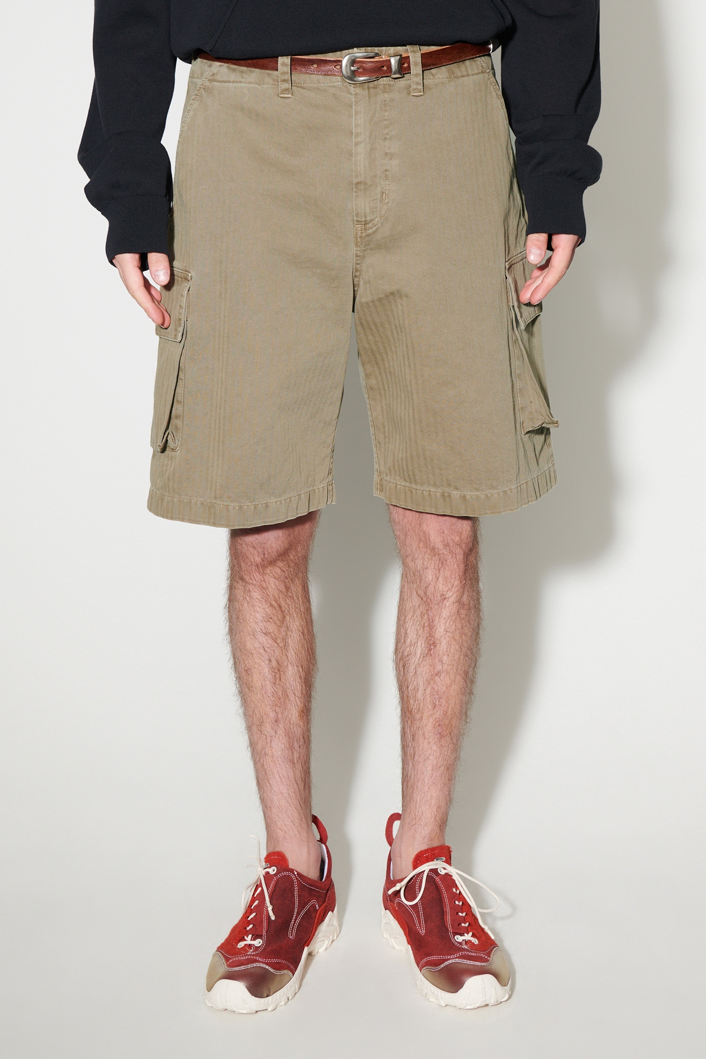 Mount Shorts Uniform Olive Herringbone - 7