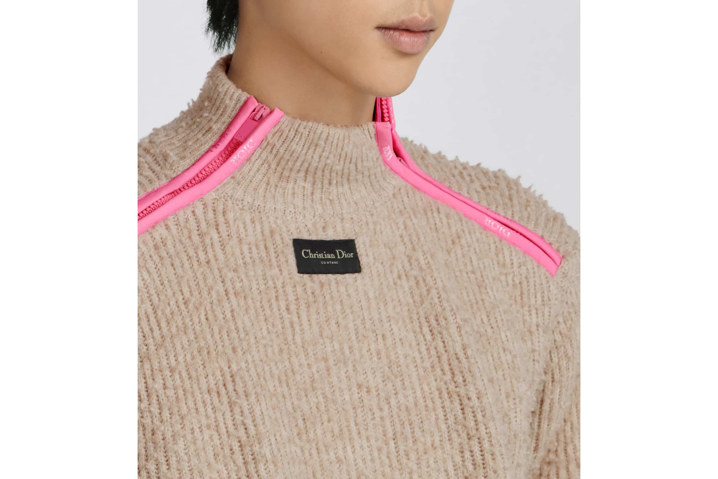 Sweater with Zipped Collar - 7