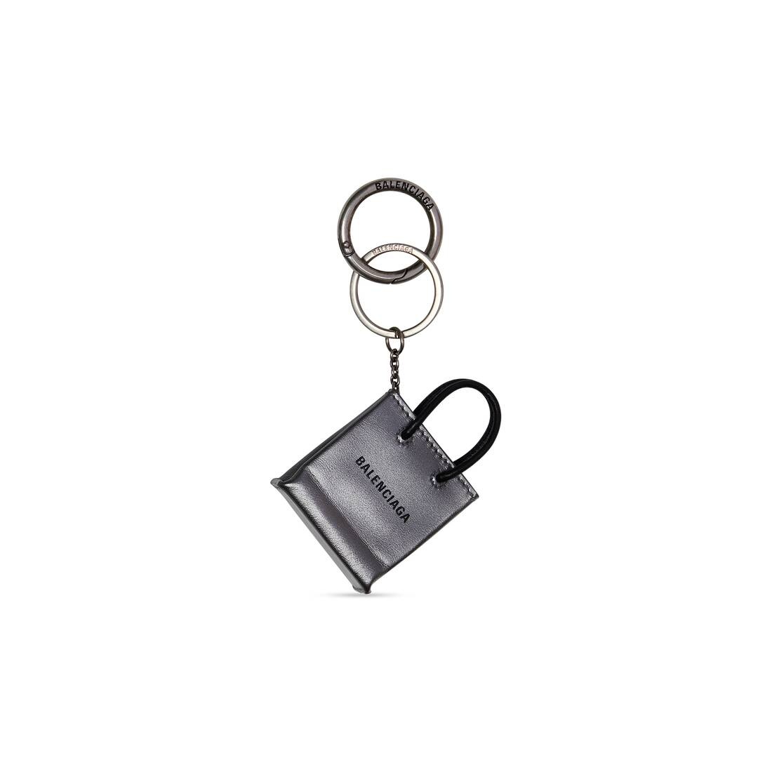Mini Shopping Keychain in Silver - 1