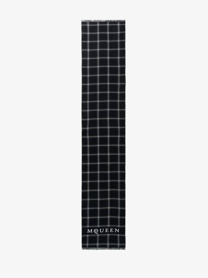 Logo Check Scarf - 1