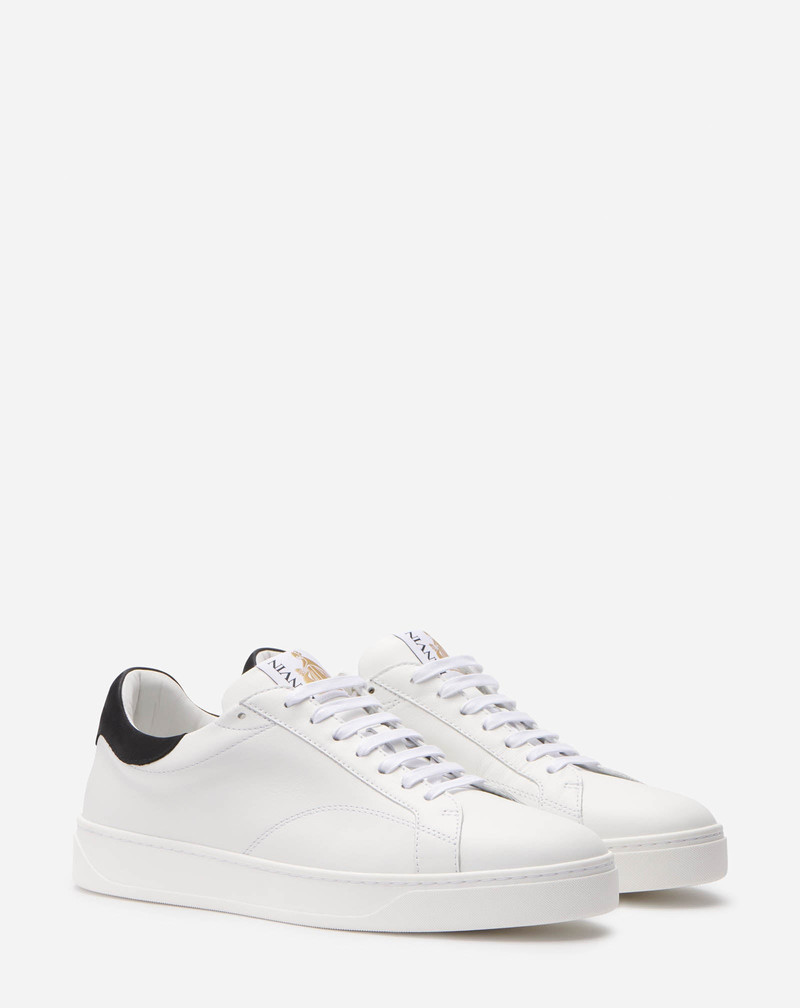 Lanvin DDB0 LEATHER AND SUEDE SNEAKERS outlook