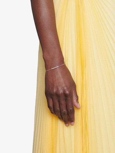 GUCCI 18kt white gold Link to Love diamond bar bracelet outlook