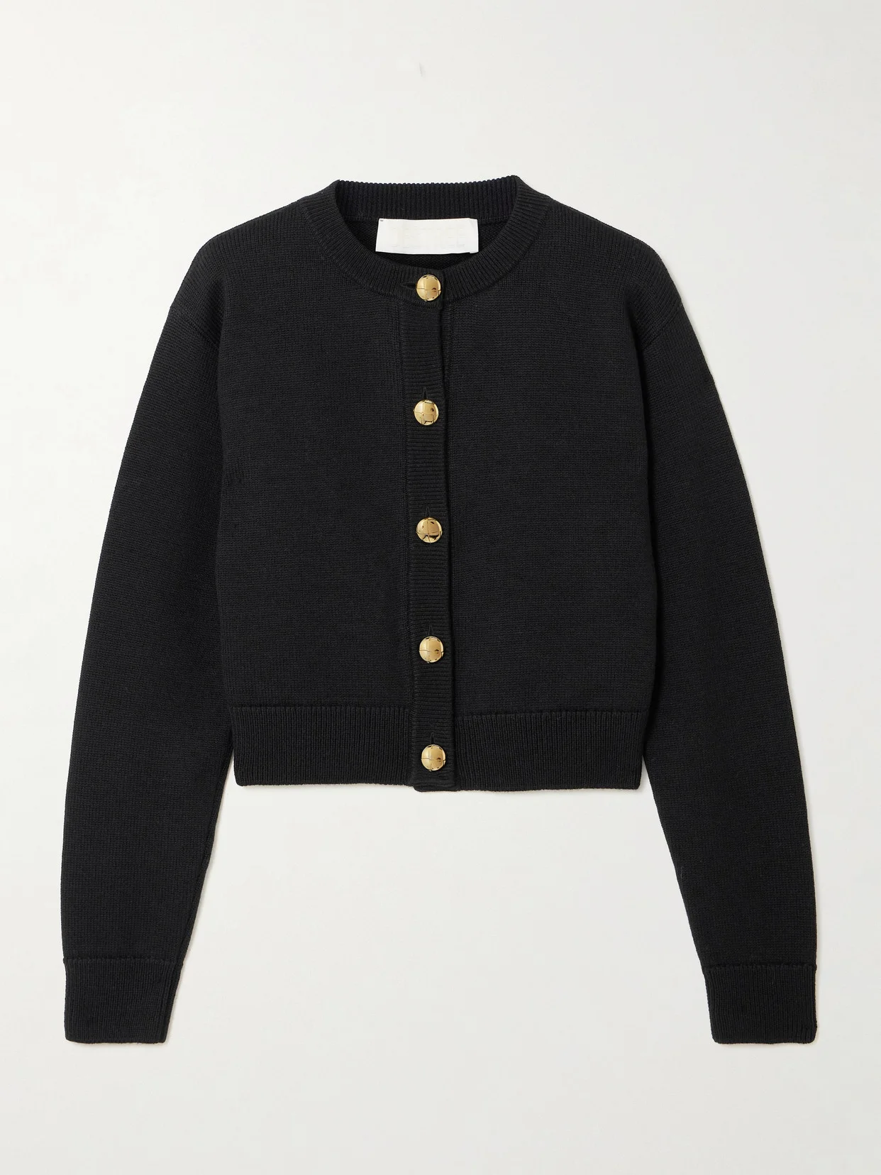 Deborah Cropped Wool Cardigan - 1