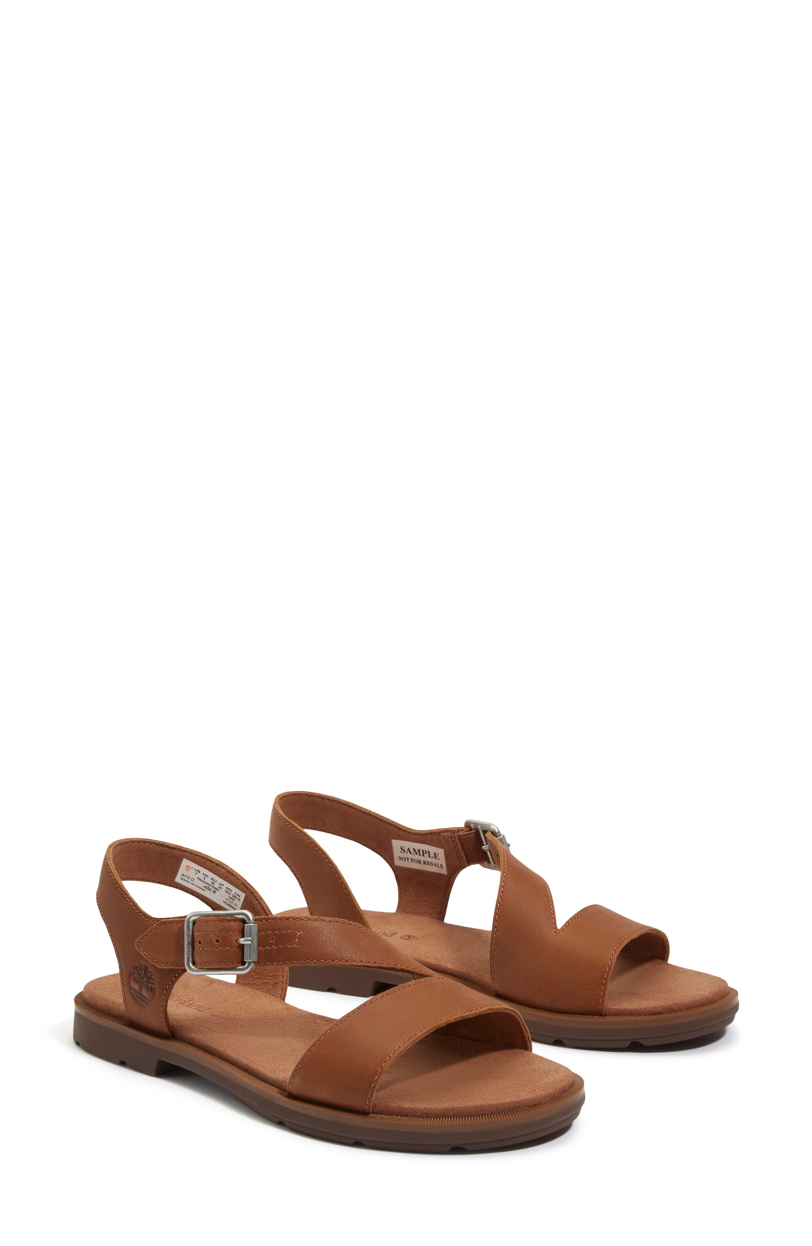 Timberland Calista Bay Sandal in Rust Full Grain at Nordstrom - 6