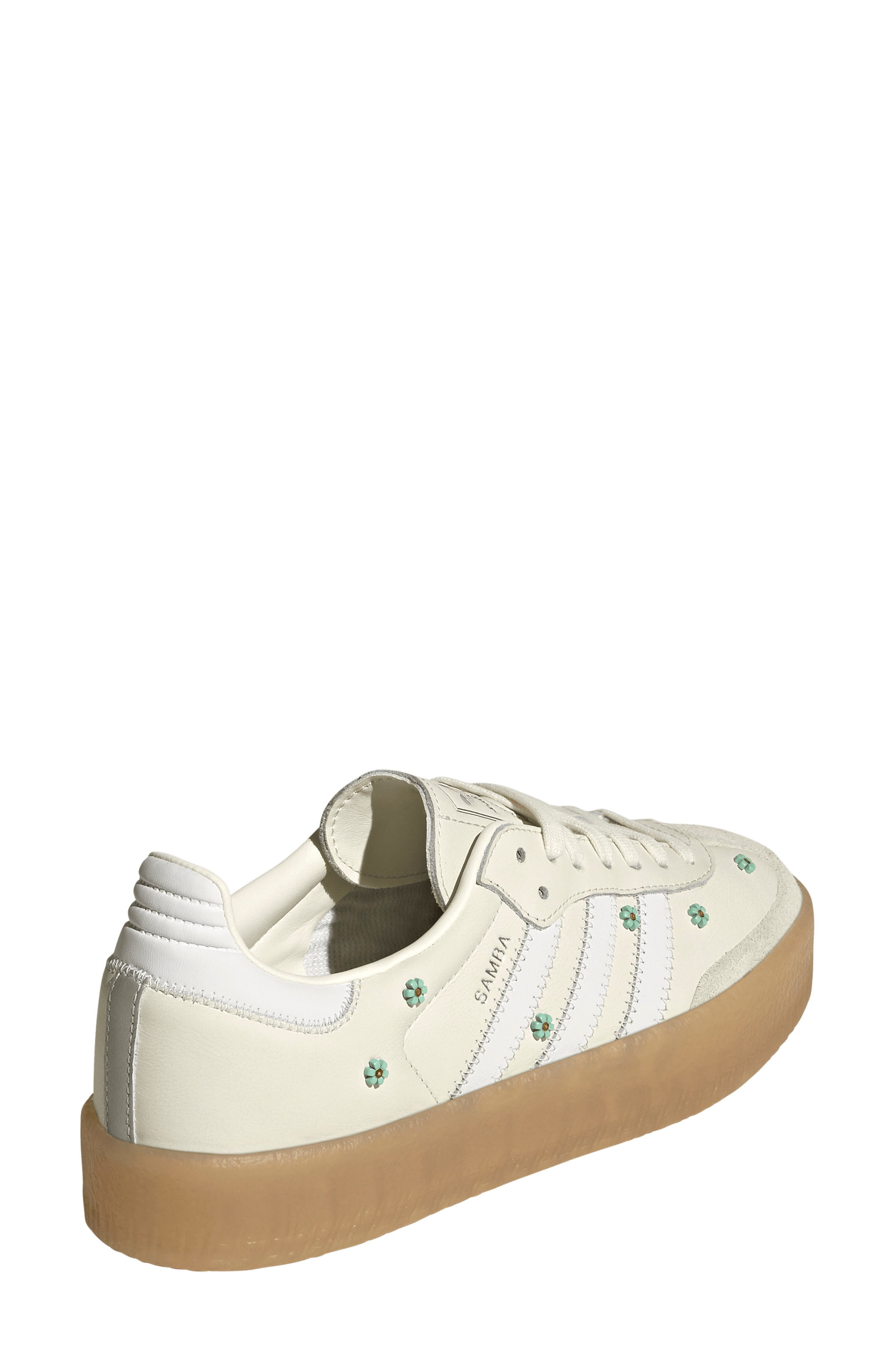adidas Sambae Sneaker in Off White/White/Clear Mint at Nordstrom - 2