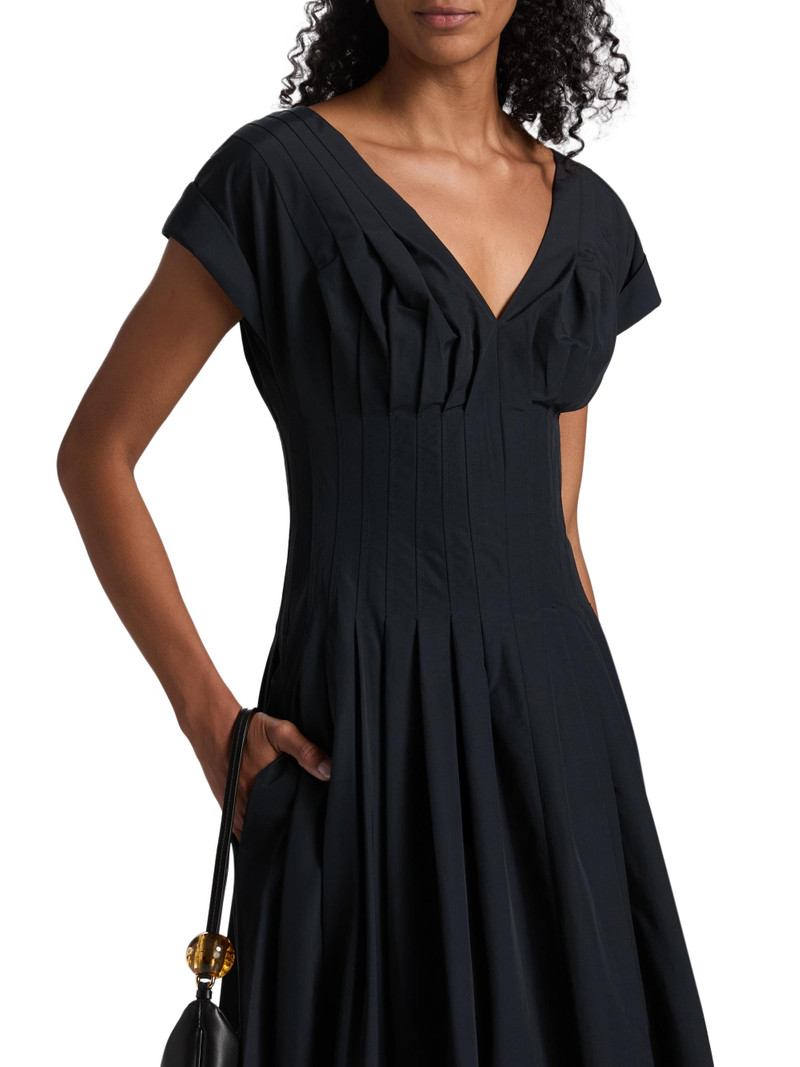Women's Nina Pleated Midi-Dress - Midnight 6