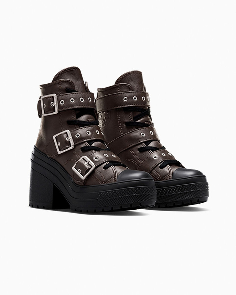 Chuck 70 De Luxe Heel Leather & Buckles 4