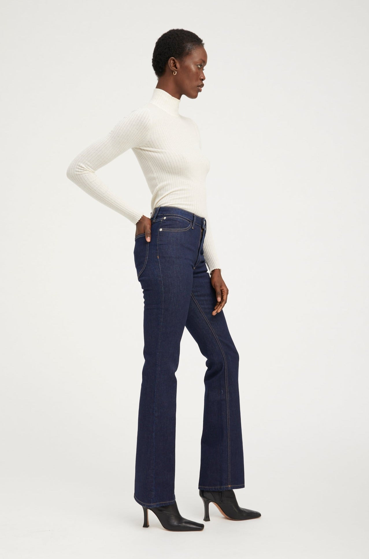 JOAN MICRO FLARE DENIM - 4