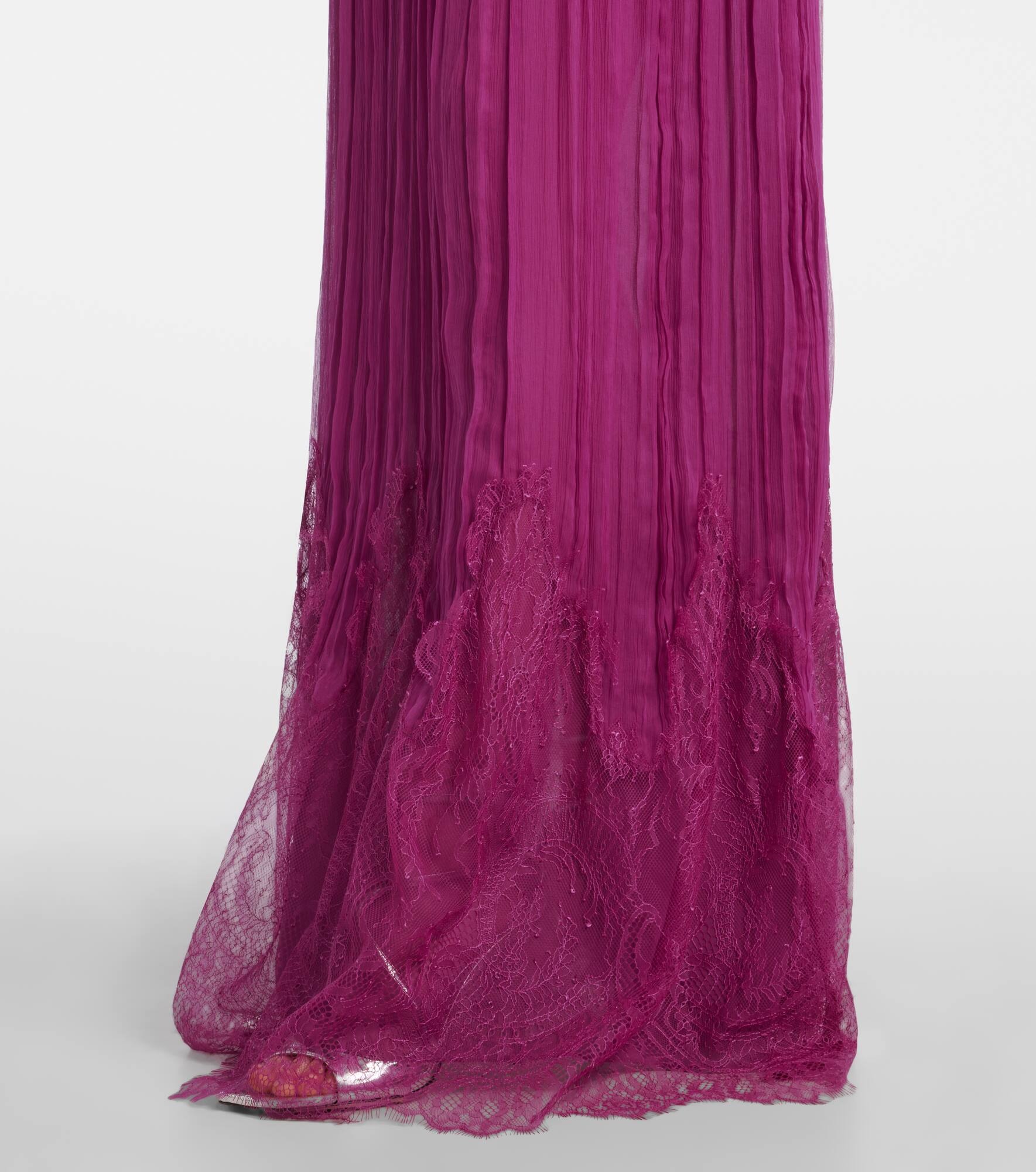 Renia silk-blend lace gown - 6