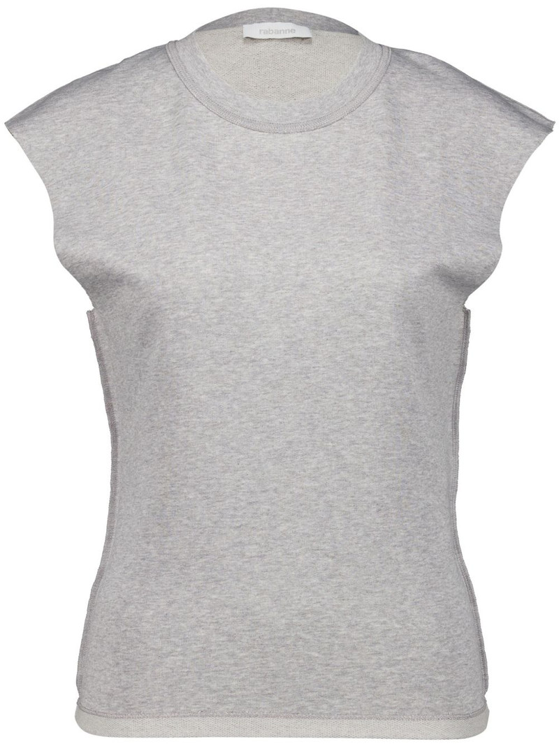 chain-detail cotton T-shirt 1