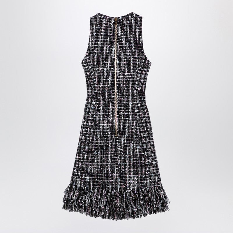 Balmain Tweed Mini Dress With Buttons Women - 2