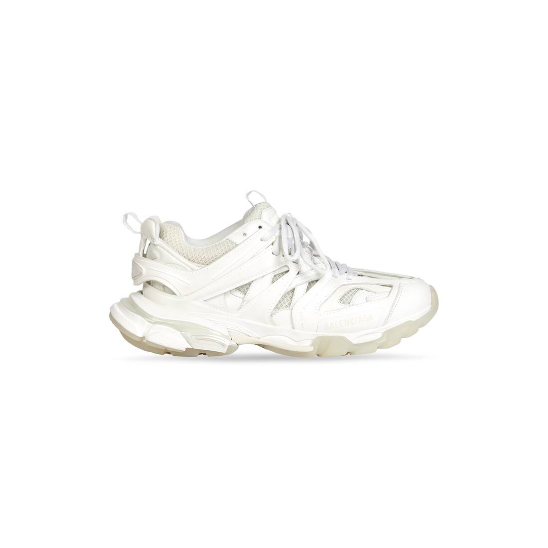 Men's Glow In The Dark Track Sneaker in White - 1