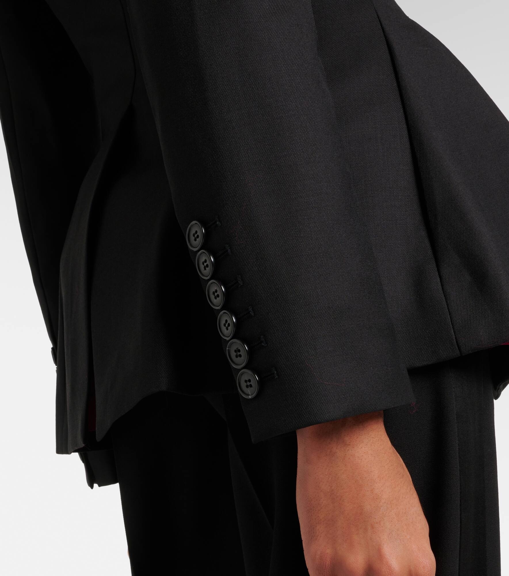 Wool gabardine blazer - 6