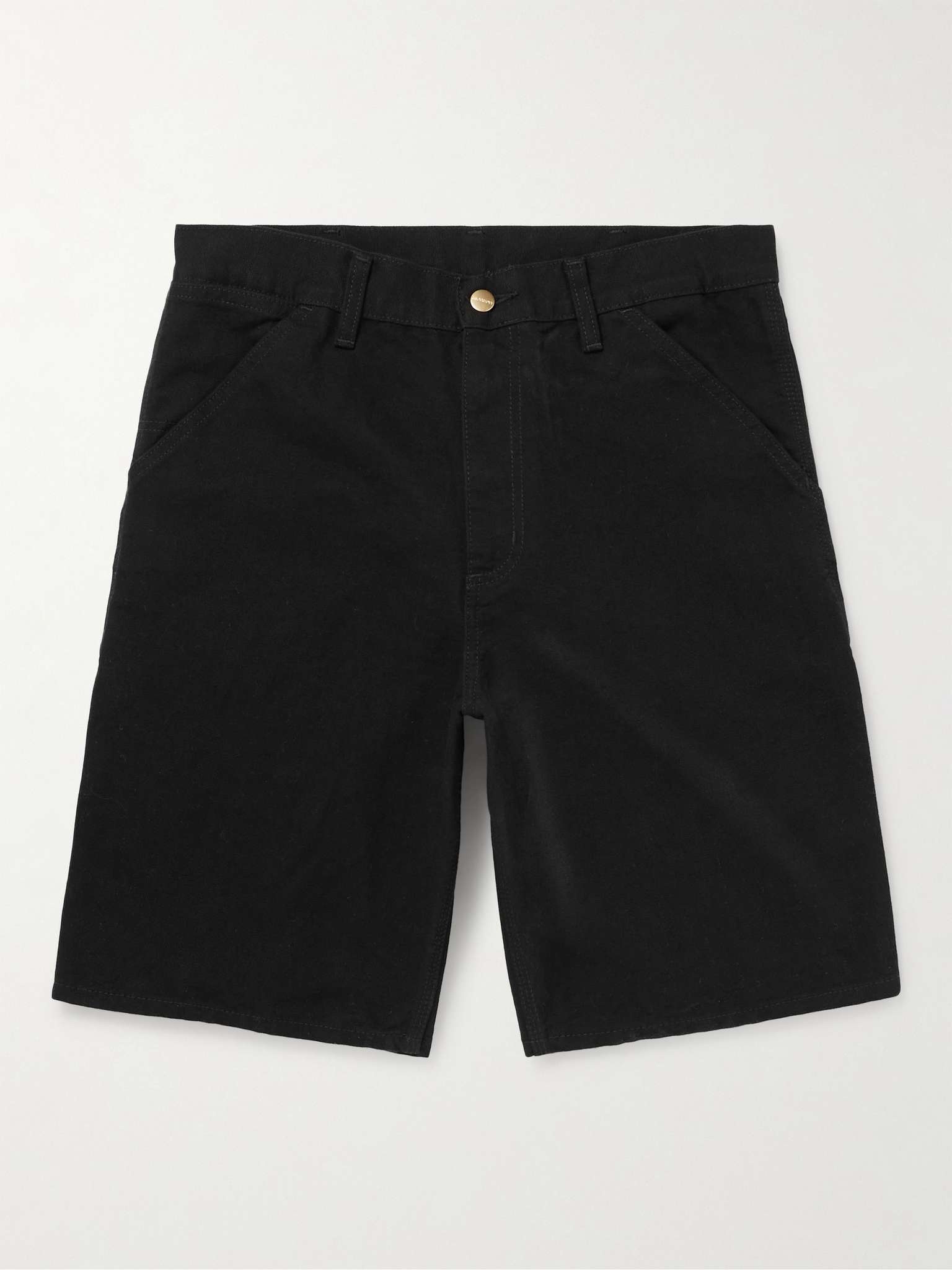 Straight-Leg Cotton-Canvas Shorts - 1