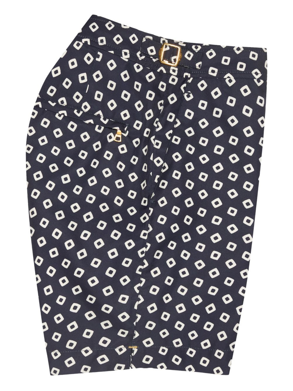 Bulldog geometric-print swim shorts - 2