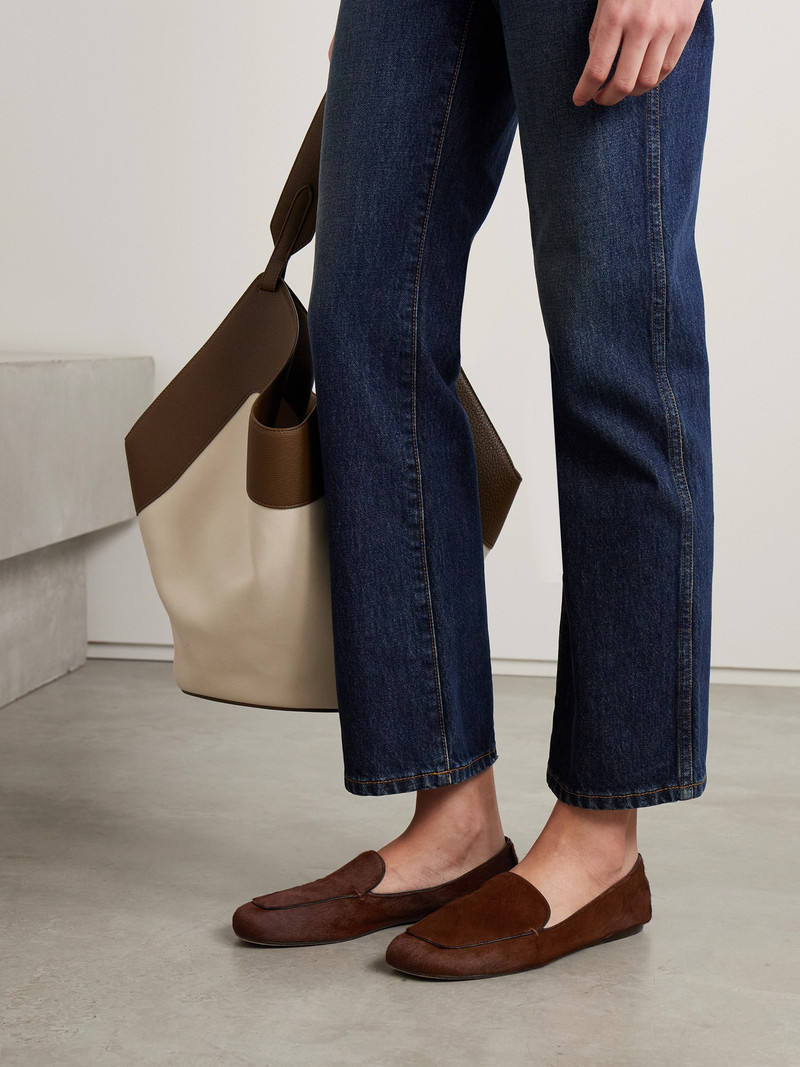 KHAITE Monroe Calf Hair Loafers outlook