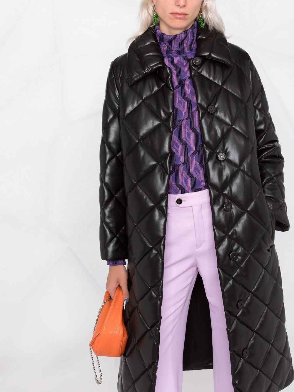 Dorothea diamond-quilted coat - 6