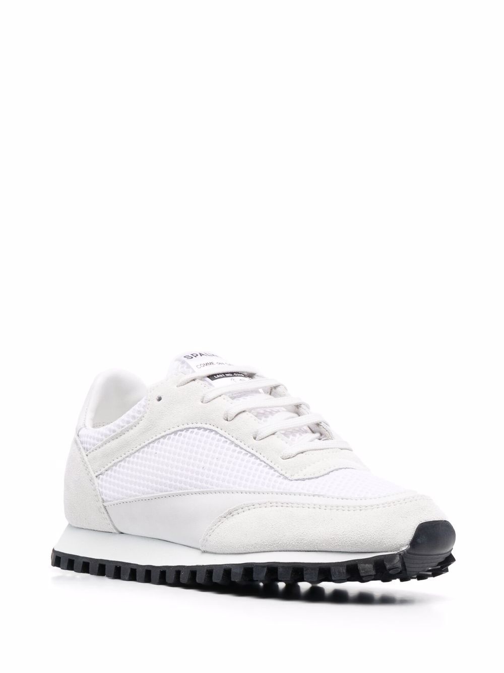 mesh-panel low top sneakers - 2