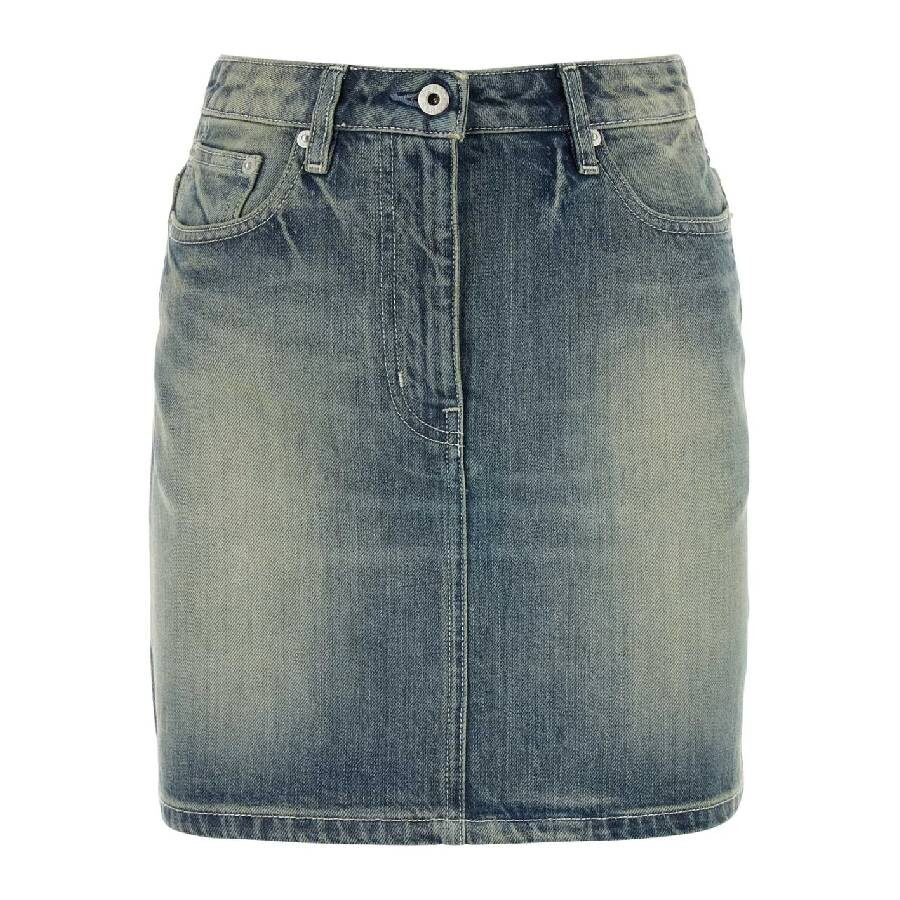 Kenzo High-Waisted Denim Skirt - 5