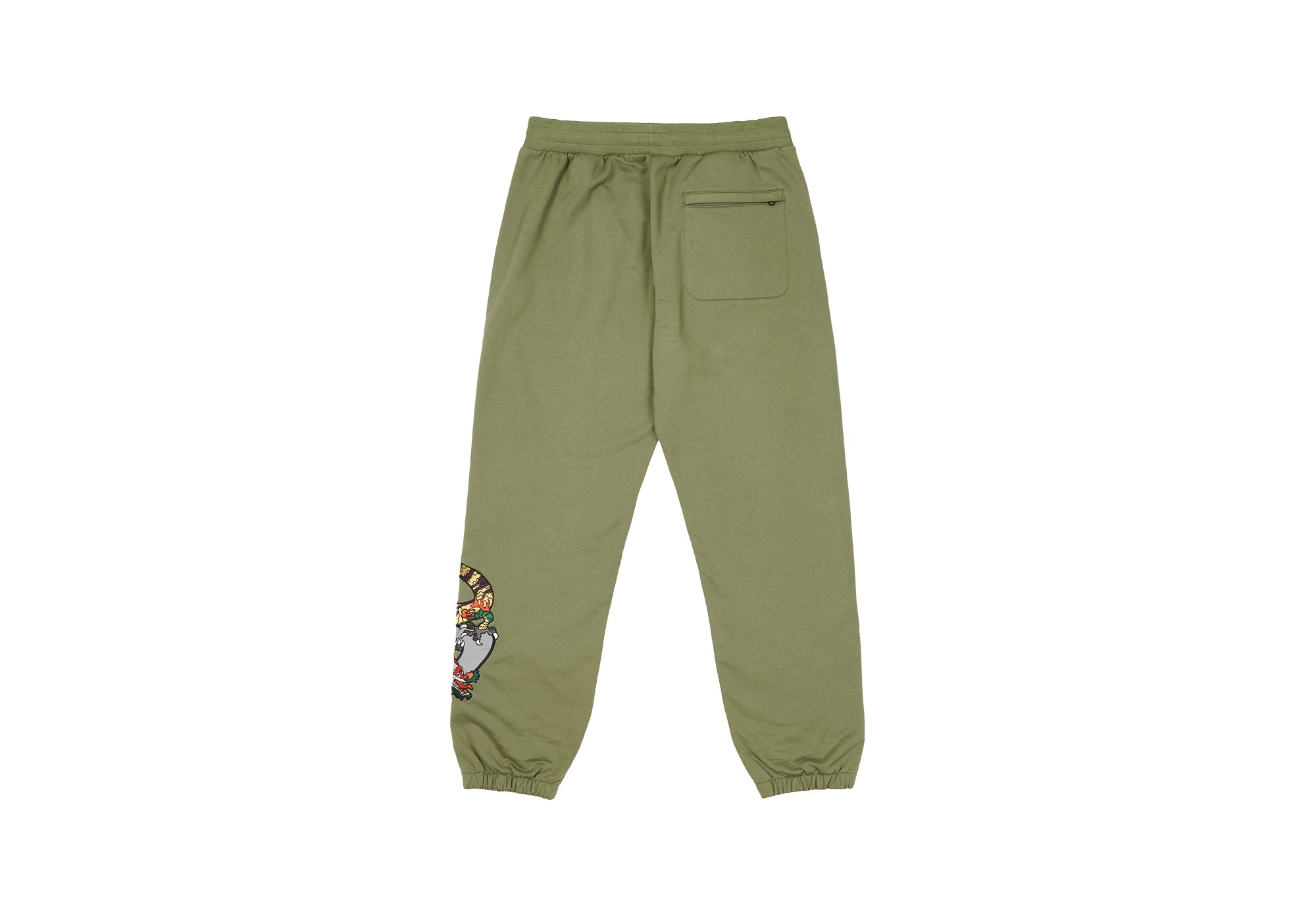 DRAGON SWEATPANTS OLIVE - 3
