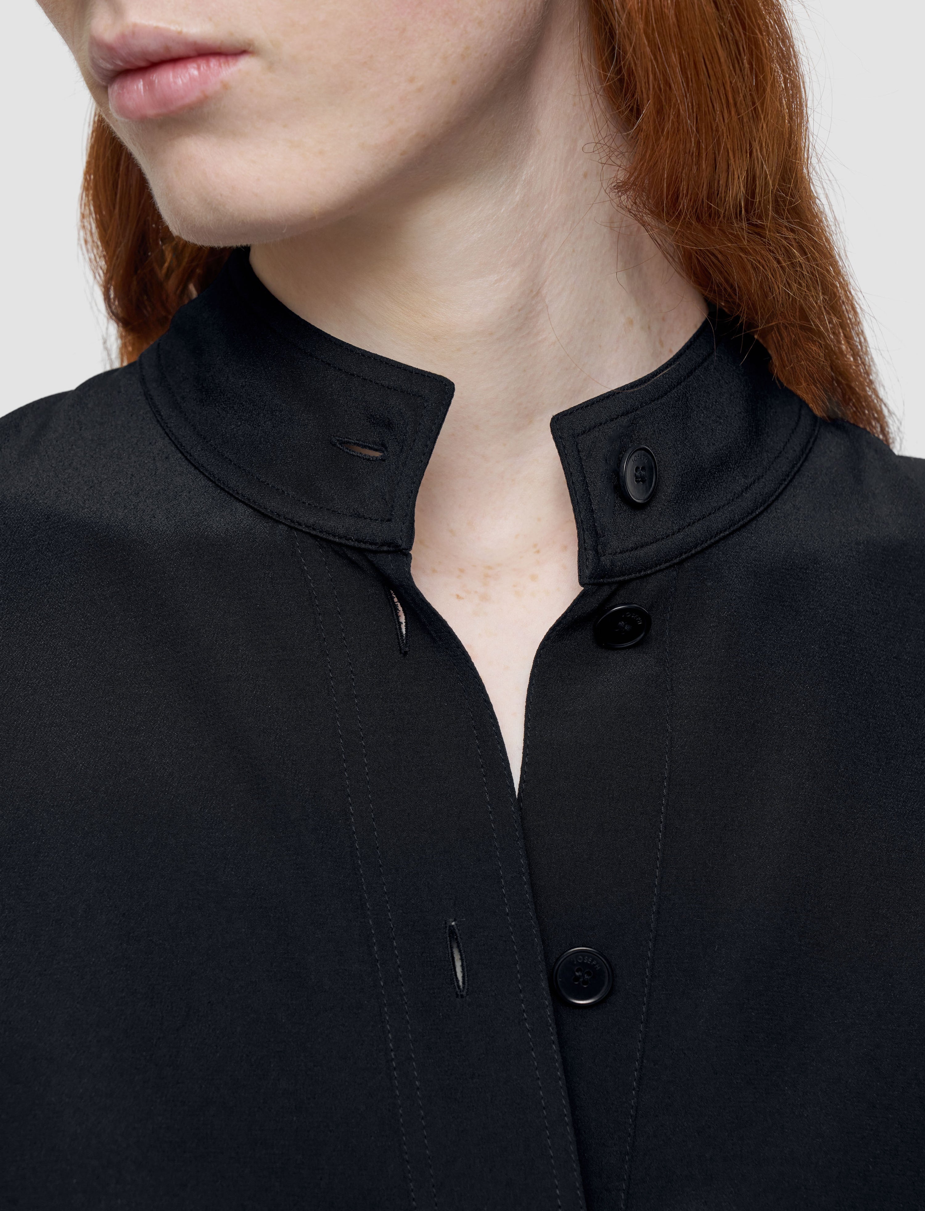 Lamy Crepe de Soie Silk Jackets - 5