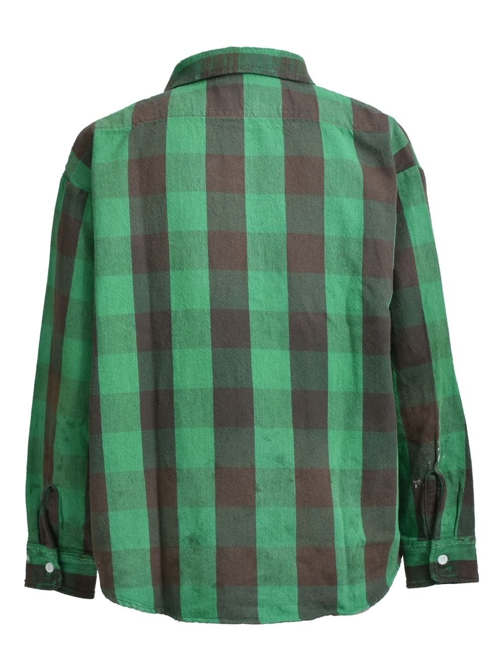 check-print shirt - 2