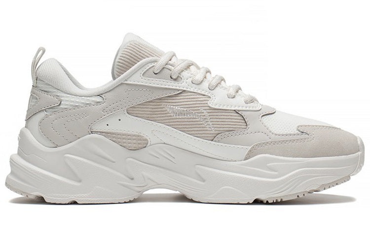 (WMNS) Li-Ning Qixing 'Creamy White Grey' ARLS024-2 - 2