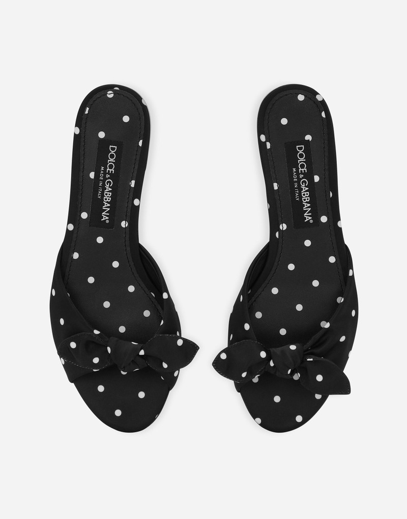 Printed satin sliders 4