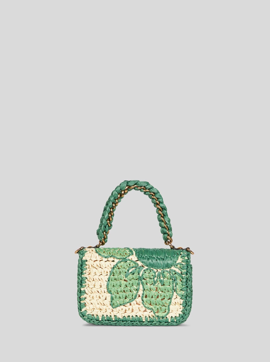 MINI WOVEN RAFFIA BOND BAG - 3