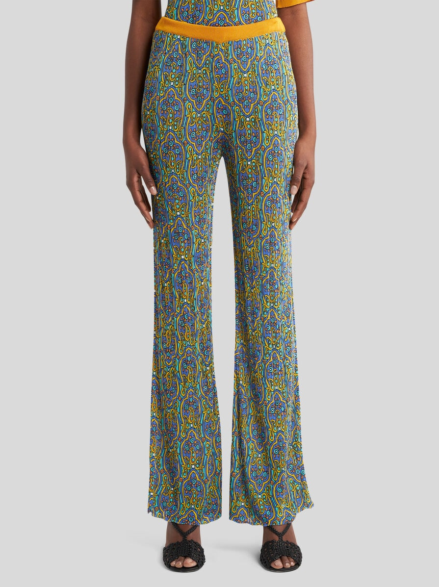 PRINTED KNIT TROUSERS - 2