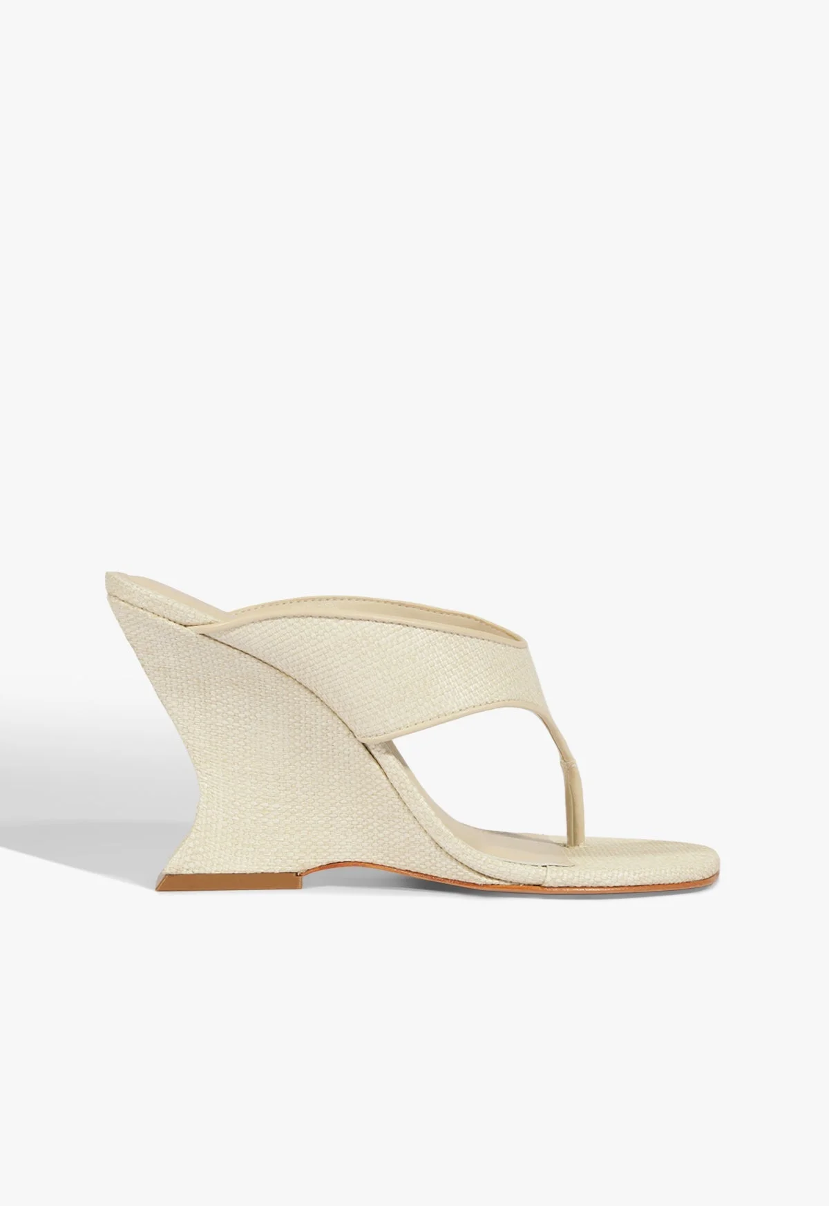 Maya Raffia Wedge Sandal - 1