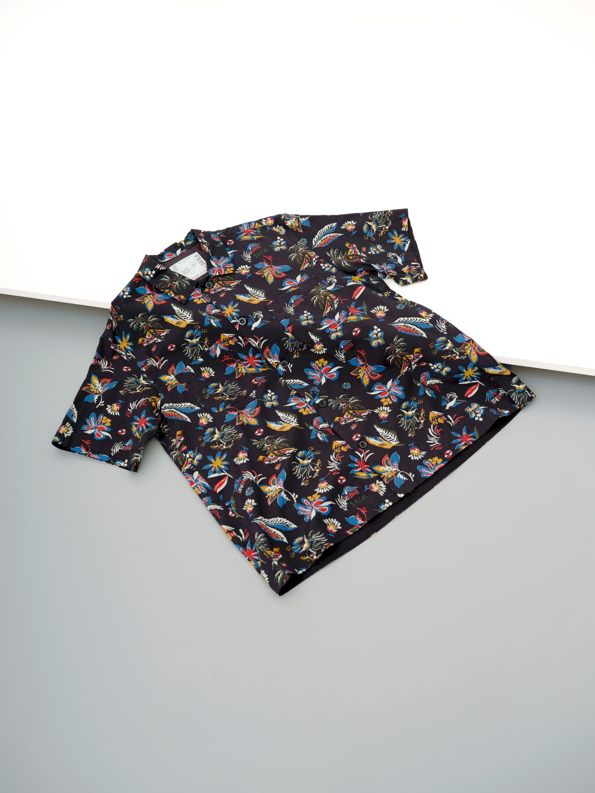 Car Race / Tropical Print Shirt - 2