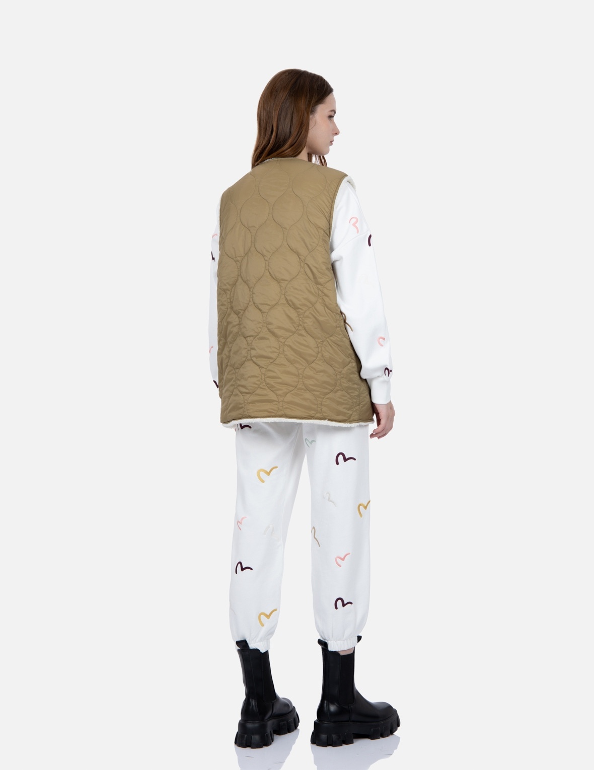 ONION QUILTED REVERSIBLE VEST JACKET - 4
