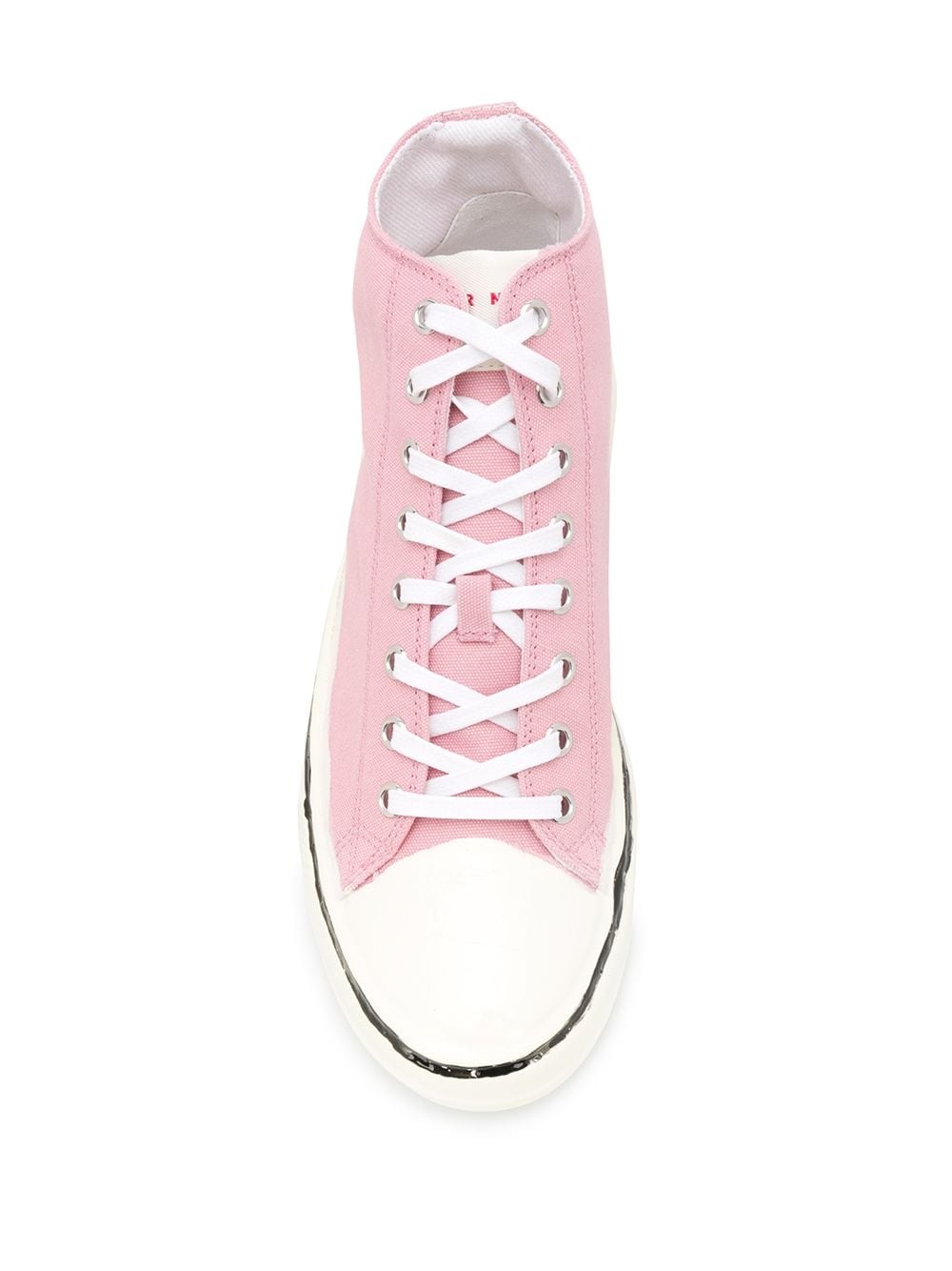 high top canvas sneakers - 4