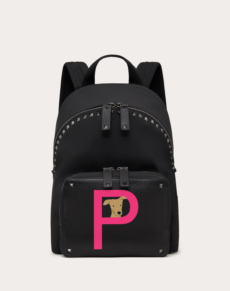 VALENTINO GARAVANI ROCKSTUD PET CUSTOMIZABLE BACKPACK 1