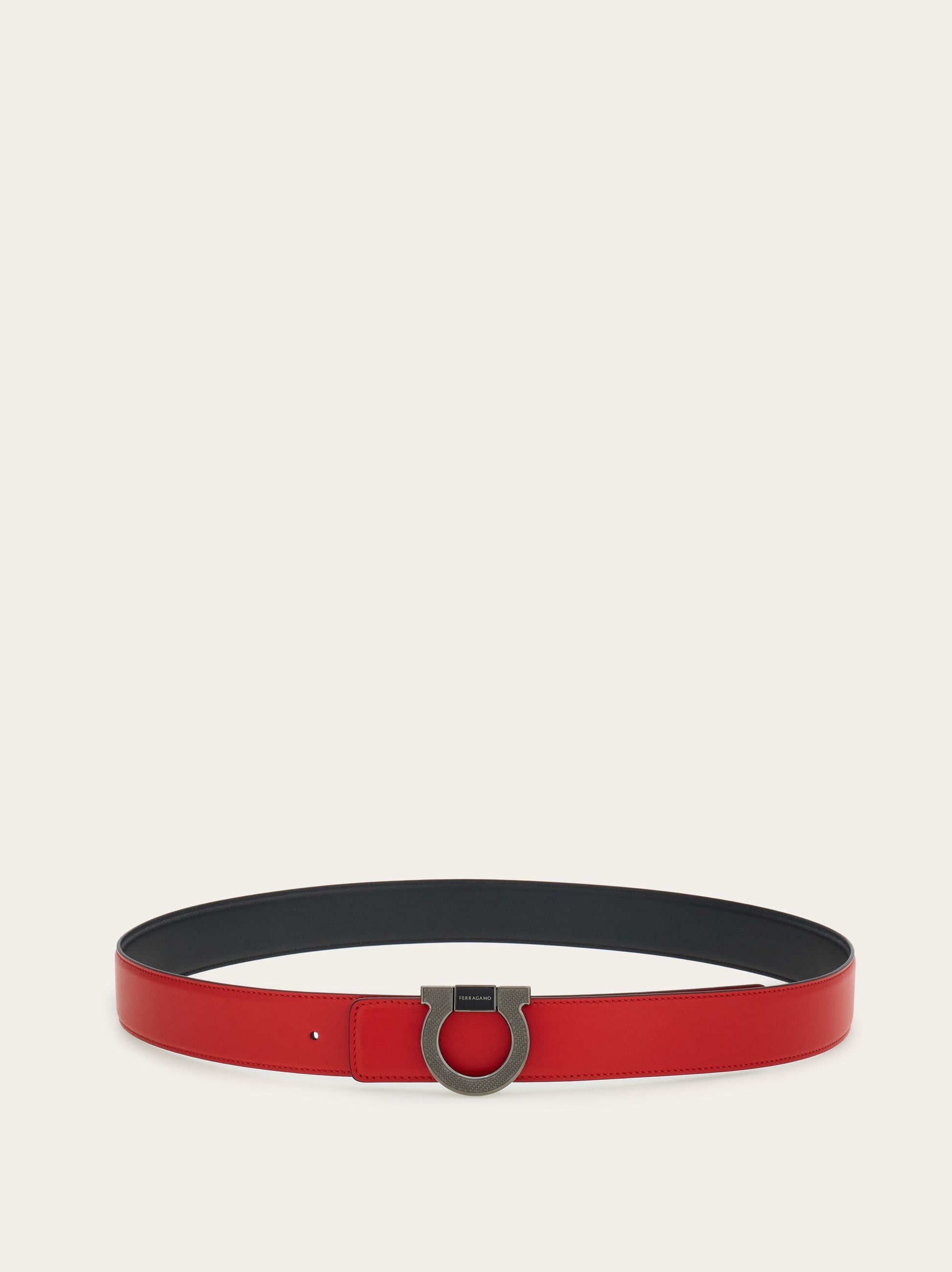 Reversible and adjustable Gancini belt - 3