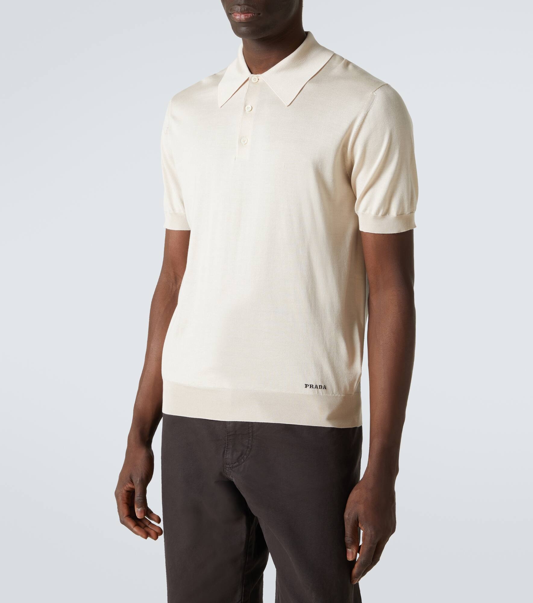 Silk polo shirt - 3
