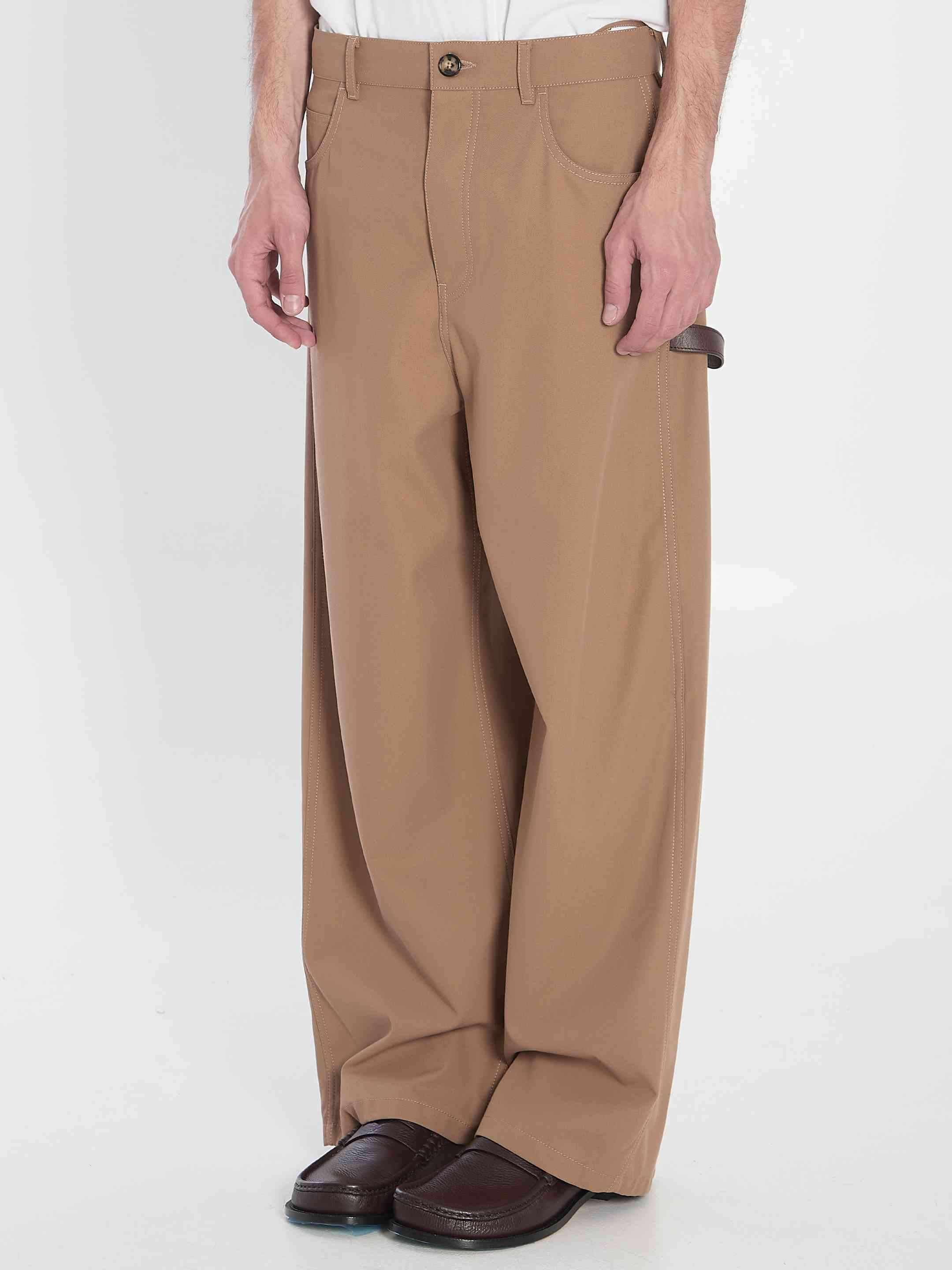 Loewe Men Cotton Carpenter Trousers - 2