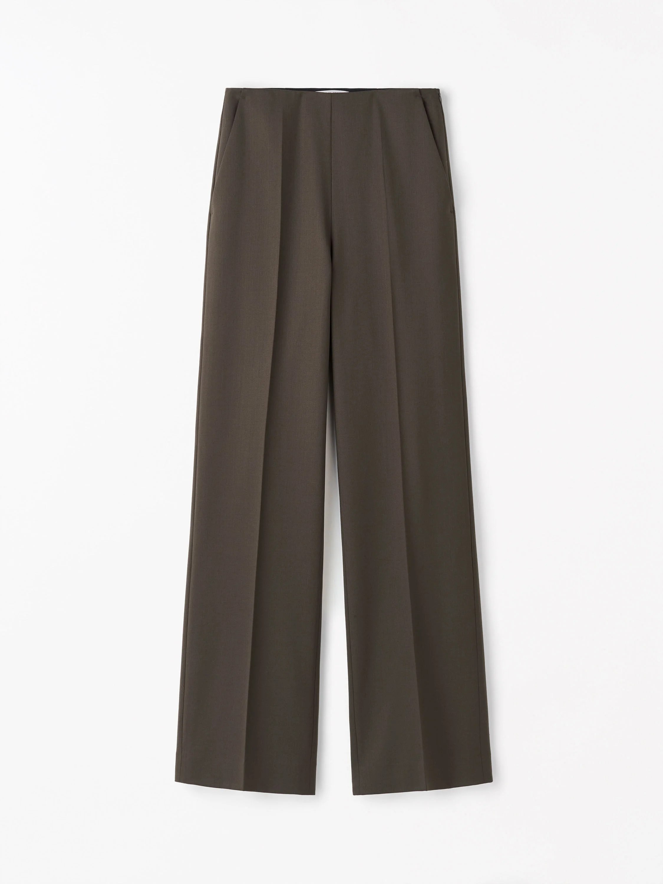 Eedit Mid Waist Wool Trousers - 1