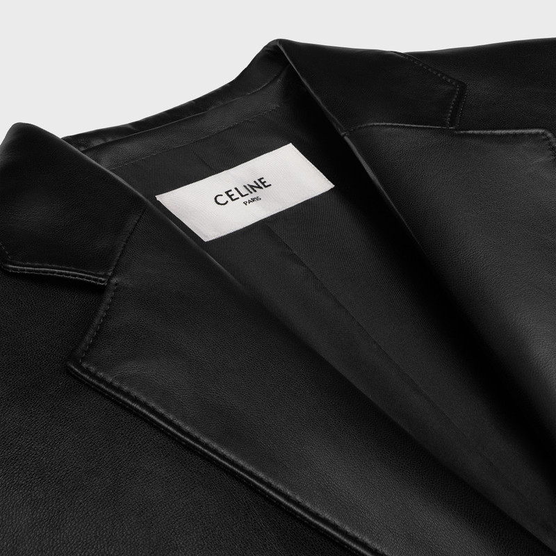 tailored jacket IN PLONGE LAMBSKIN 3