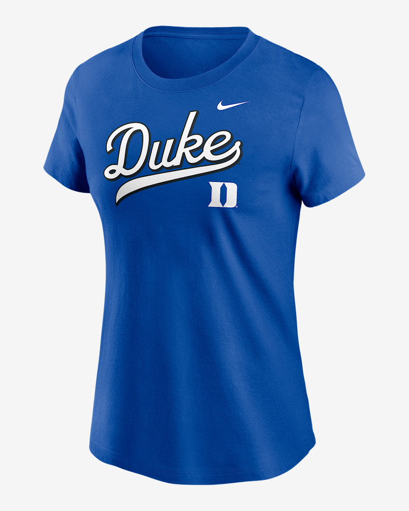 Duke Athletic Prep Arch Local Script Women's Nike College T-Shirt 1