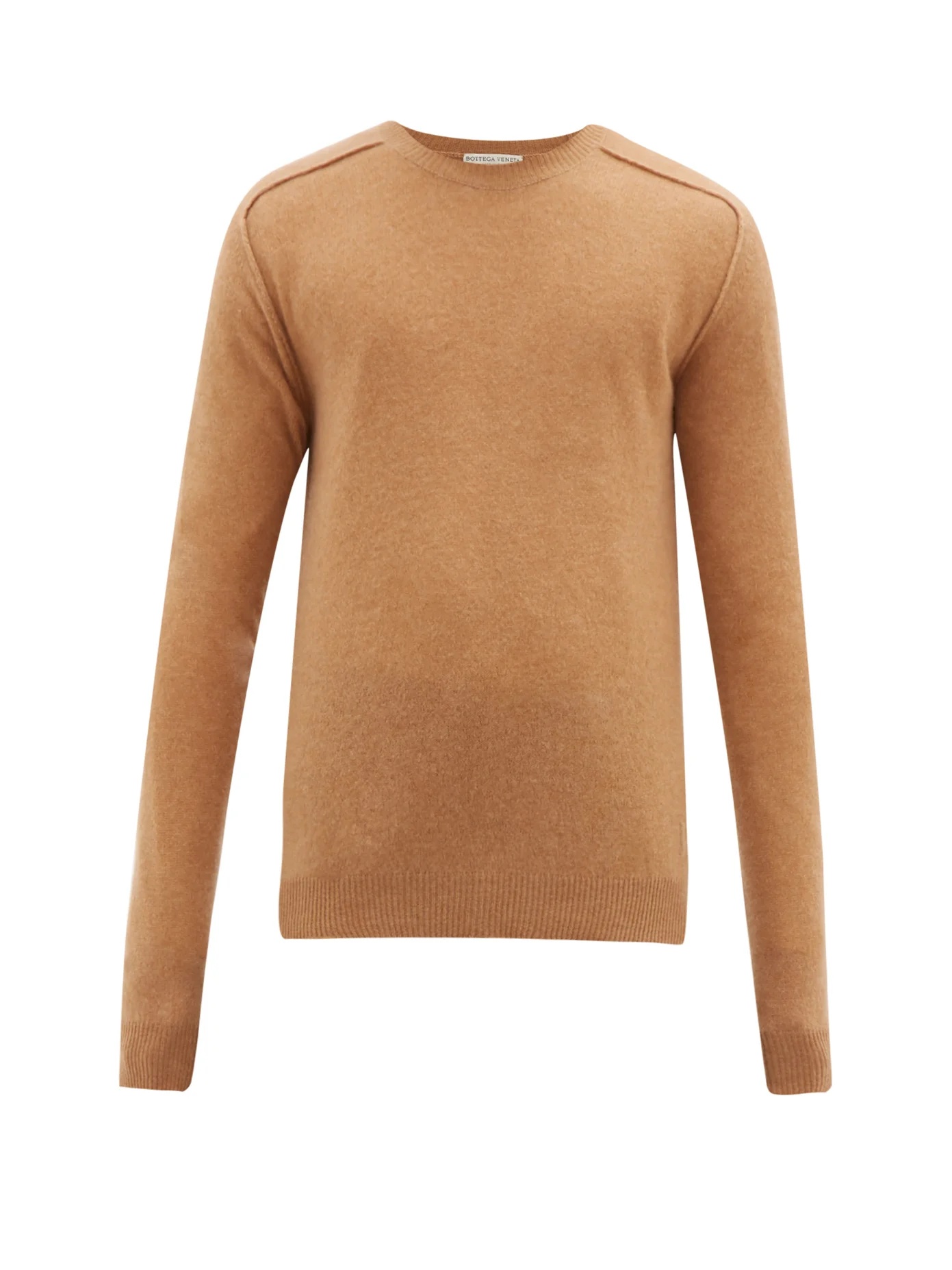 Monogram-intarsia cashmere sweater - 1