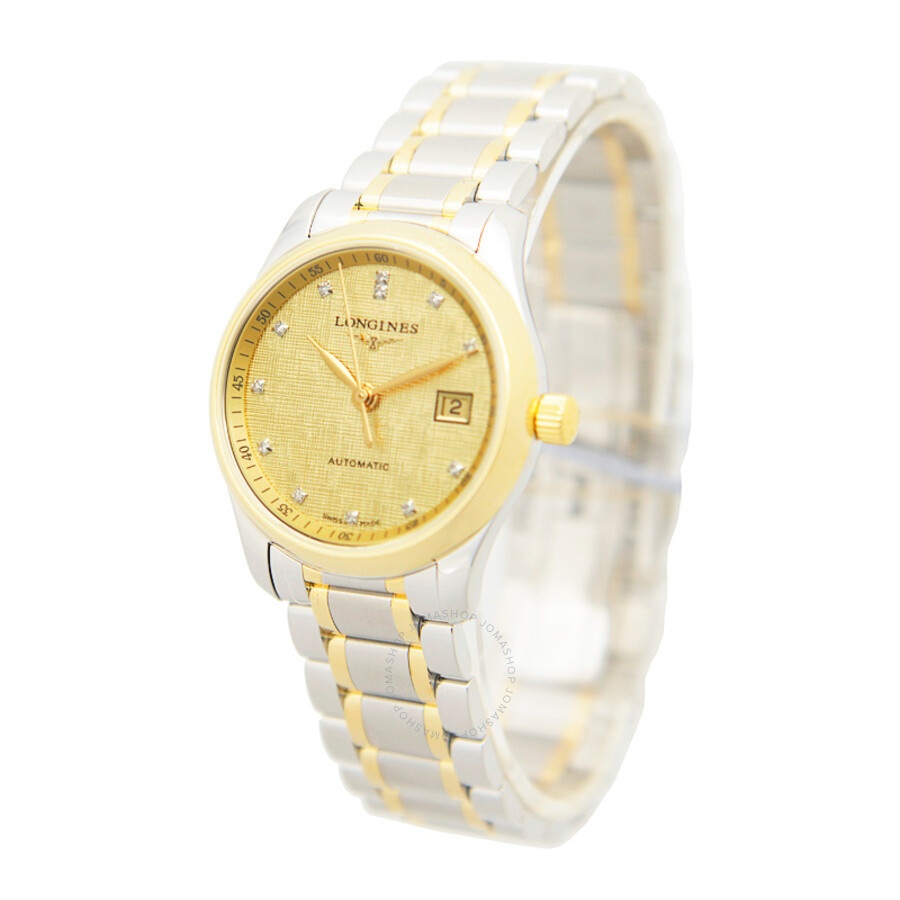 Longines Master Collection Automatic Diamond Ladies Watch L2.257.5.38.7 - 4