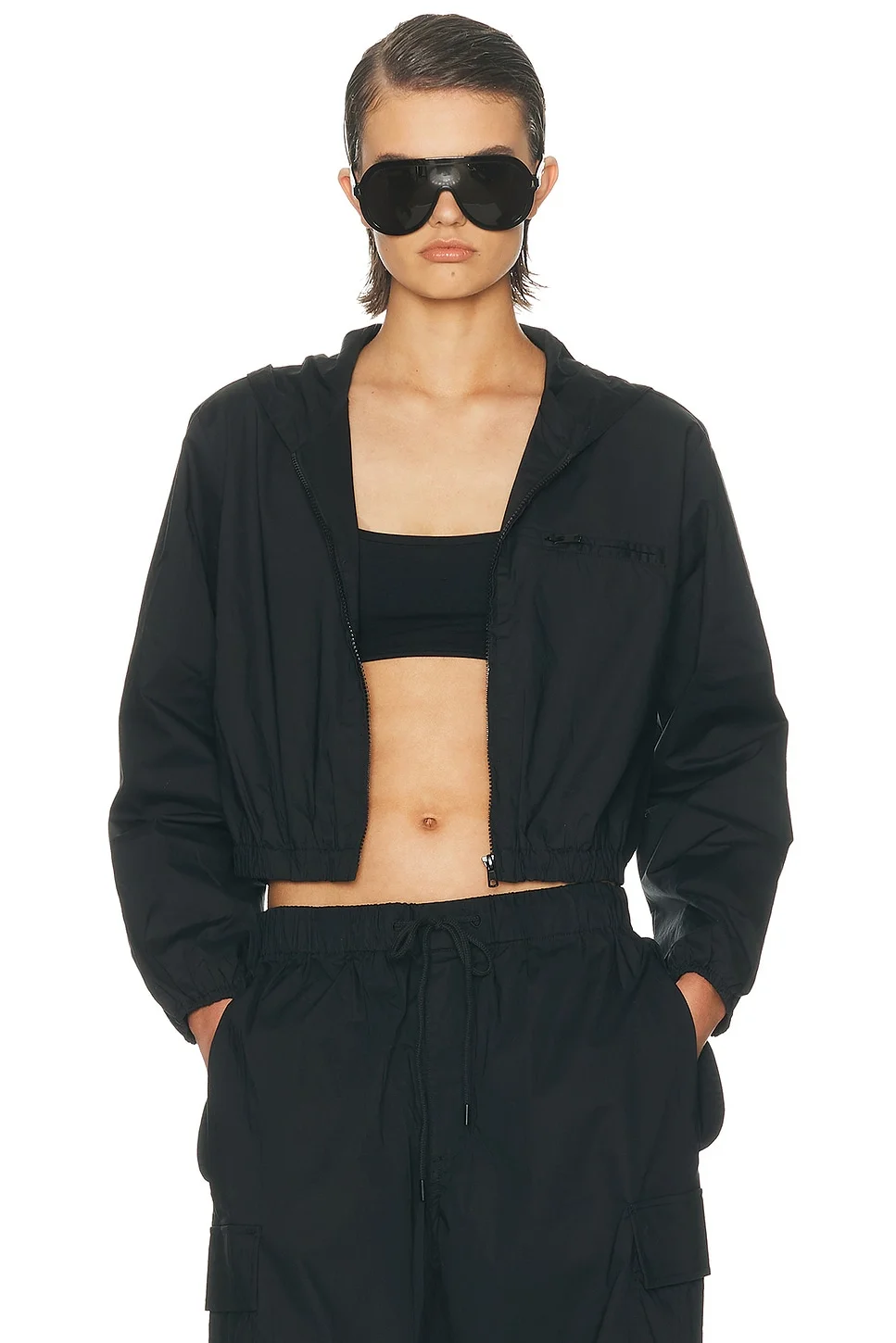 Boyfriend Fleece Zip Up Hoodie - 1