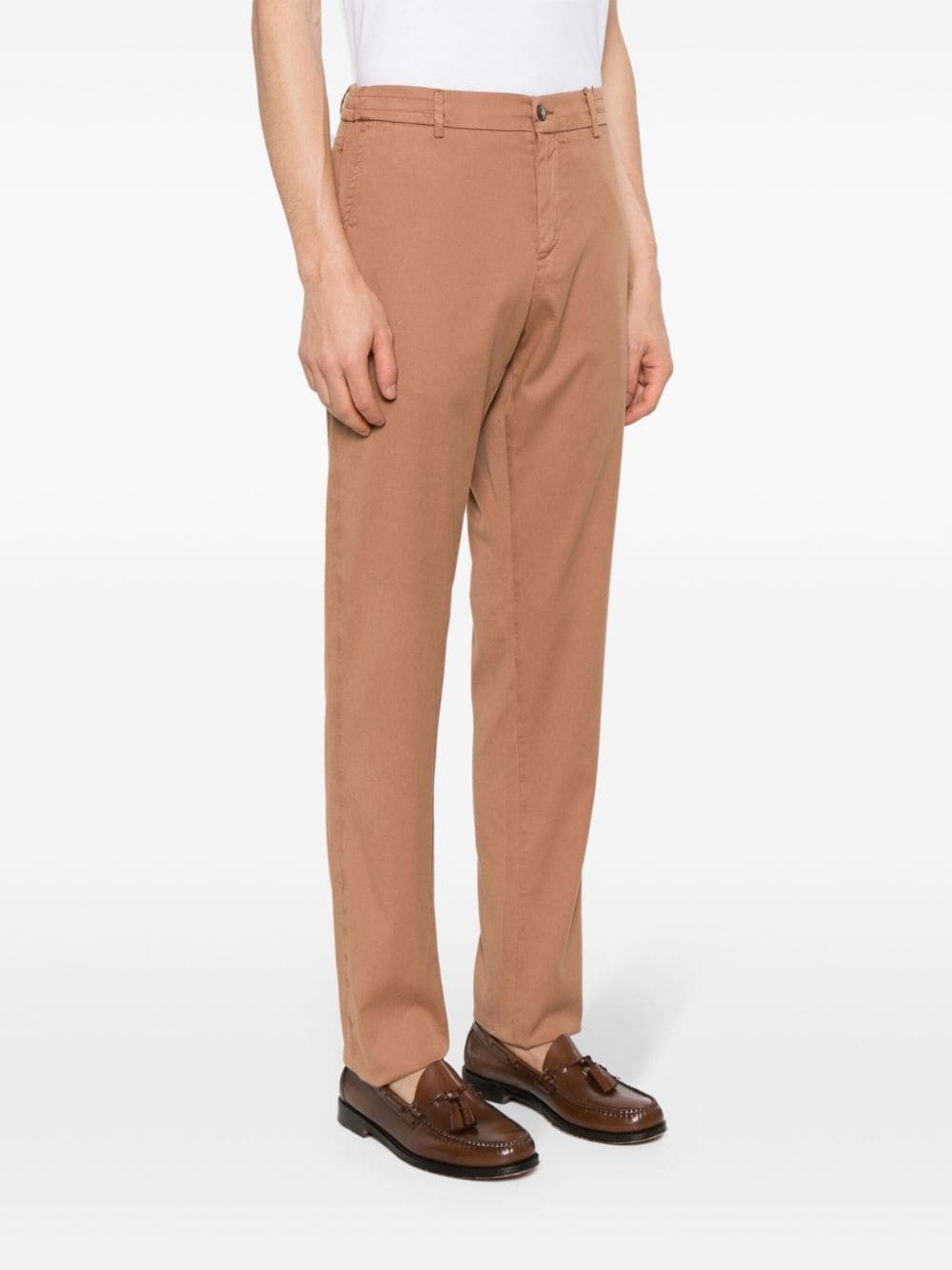 twill tapered trousers - 3