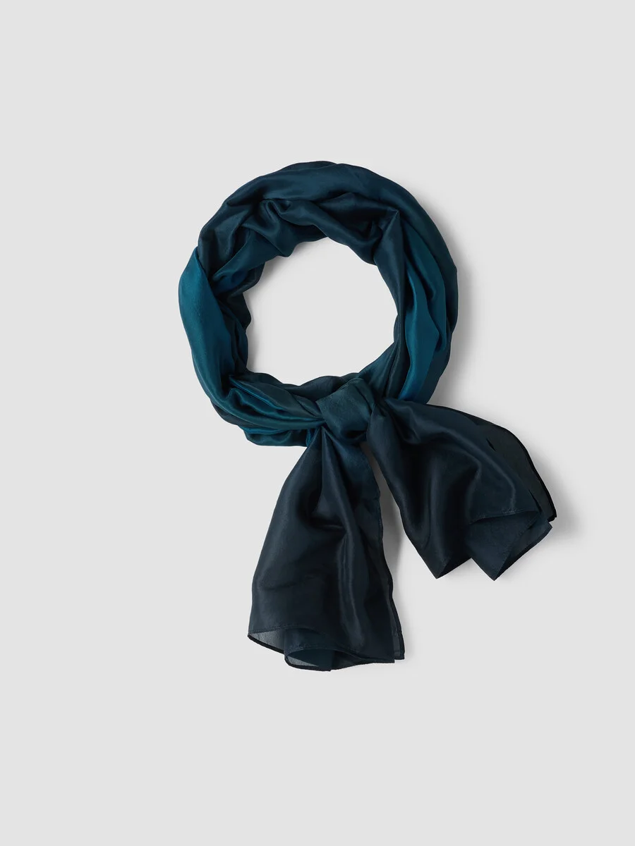 Watercolor Organic Silk Scarf - 1