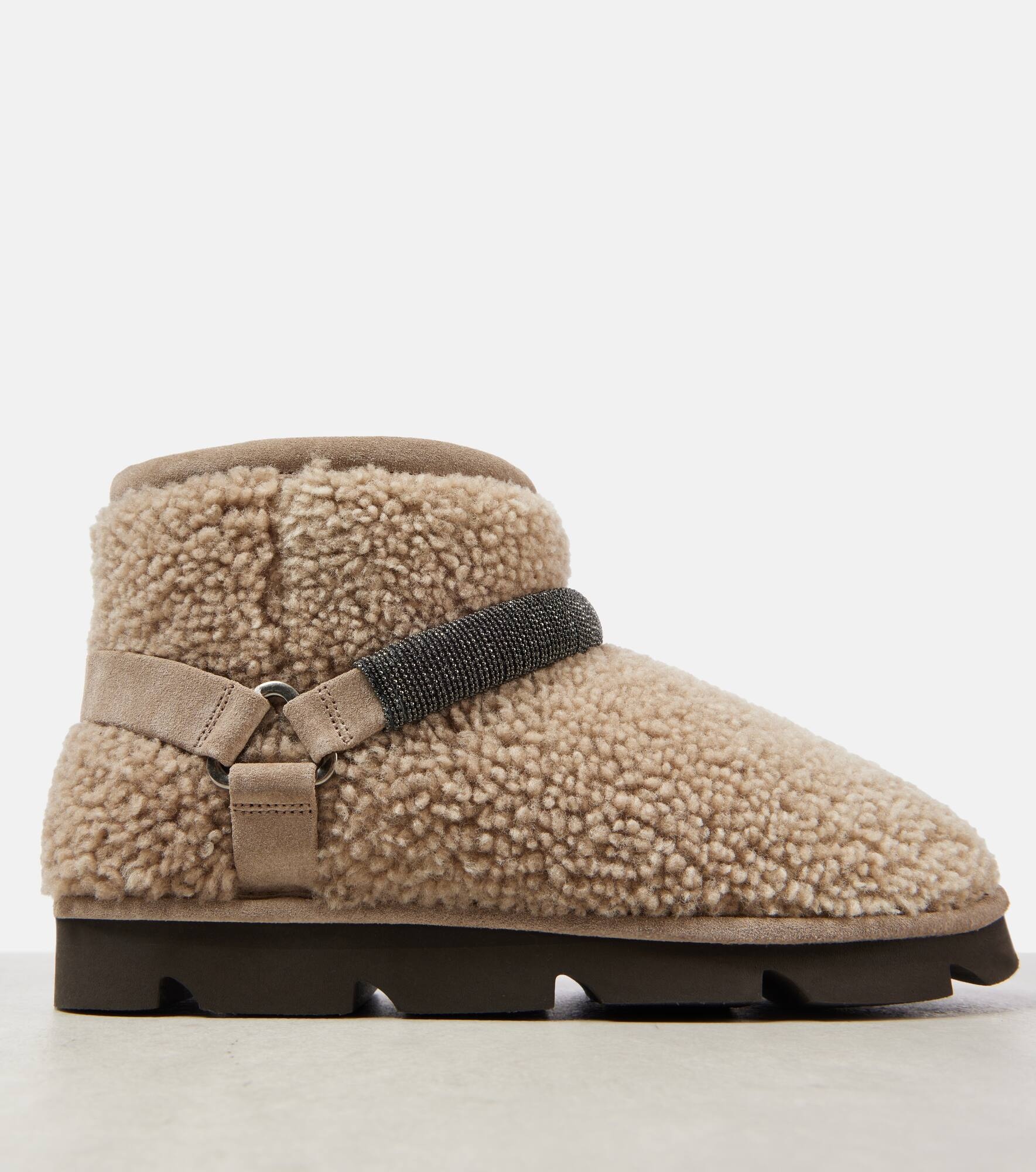 Monili Beads shearling snow boots - 5